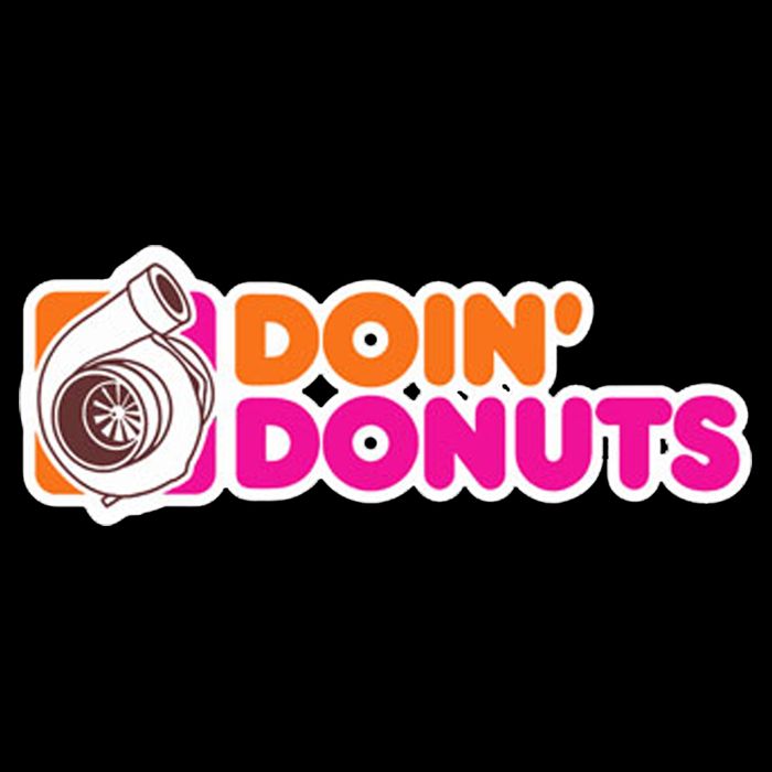Doin Donuts Racing Fast Car 7-Panel Snapback Hat