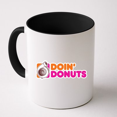 Doin Donuts Racing Fast Car Mug