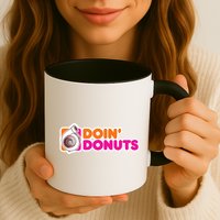 Doin Donuts Racing Fast Car Mug