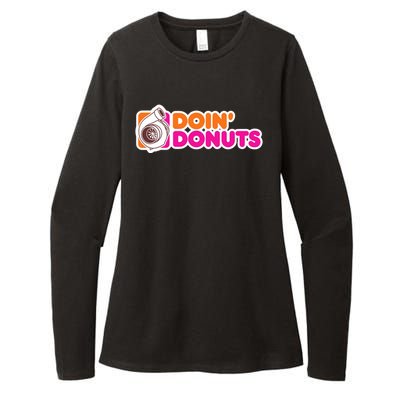 Doin Donuts Racing Fast Car Womens CVC Long Sleeve Shirt