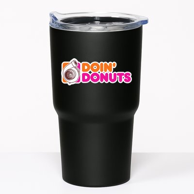 Doin Donuts Racing Fast Car Tumbler