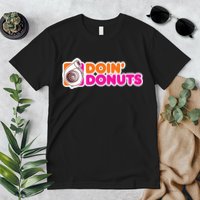 Doin Donuts Racing Fast Car Premium T-Shirt