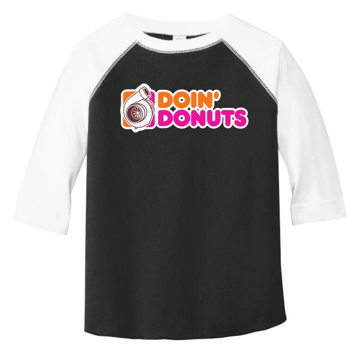 Doin Donuts Racing Fast Car Toddler Fine Jersey T-Shirt