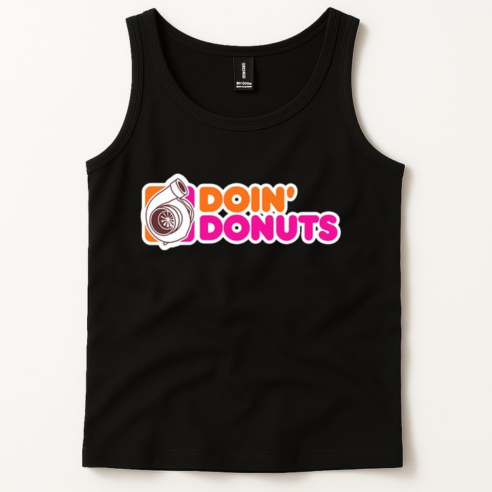 Doin Donuts Racing Fast Car Tank Top