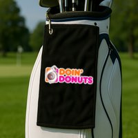 Doin Donuts Racing Fast Car Golf Towel