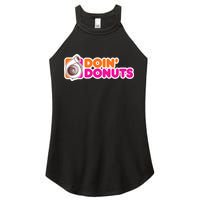 Doin Donuts Racing Fast Car Women's Perfect Tri Rocker Tank