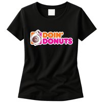 Doin Donuts Racing Fast Car Womens T-Shirt