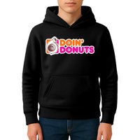 Doin Donuts Racing Fast Car Kids Hoodie