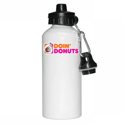 Doin Donuts Racing Fast Car Aluminum Water Bottle