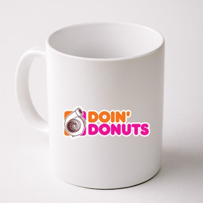 Doin Donuts Racing Fast Car Coffee Mug