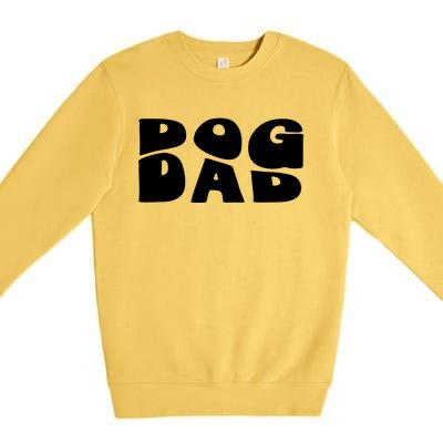 Dog Dad Retro Funny Pod Premium Crewneck Sweatshirt