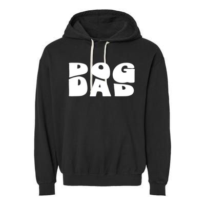 Dog Dad Retro Funny Pod Garment-Dyed Fleece Hoodie