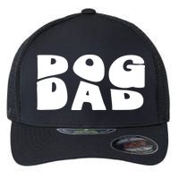 Dog Dad Retro Funny Pod Flexfit Unipanel Trucker Cap