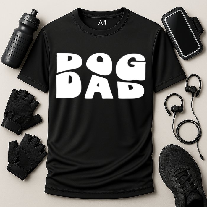 Dog Dad Retro Funny Pod Performance Shirt