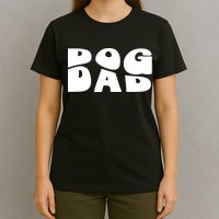 Dog Dad Retro Funny Pod T-Shirt