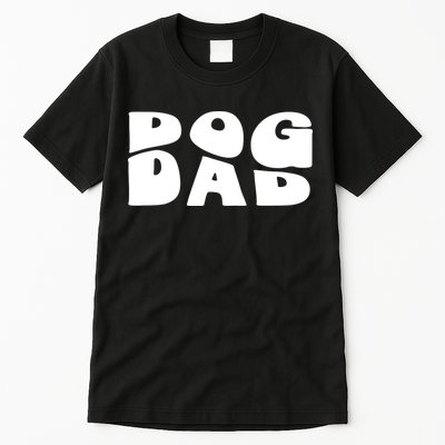 Dog Dad Retro Funny Pod Tall T-Shirt
