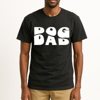 Dog Dad Retro Funny Pod Tall T-Shirt