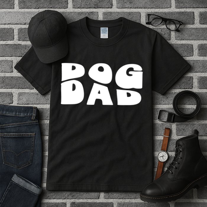 Dog Dad Retro Funny Pod Tall T-Shirt