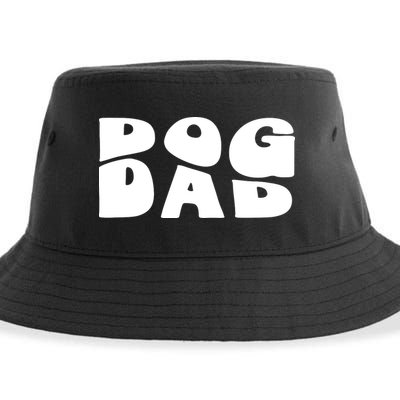 Dog Dad Retro Funny Pod Sustainable Bucket Hat