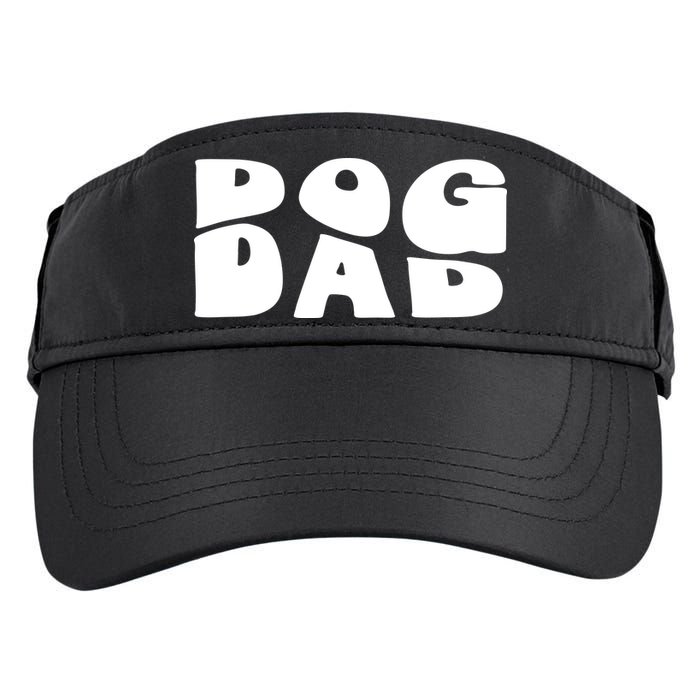 Dog Dad Retro Funny Pod Adult Drive Performance Visor