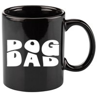 Dog Dad Retro Funny Pod 11oz C Handle Ceramic Mug