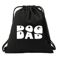 Dog Dad Retro Funny Pod Drawstring Bag