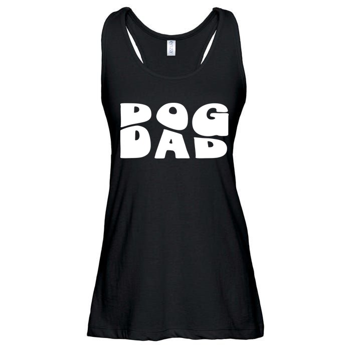 Dog Dad Retro Funny Pod Ladies Essential Flowy Tank