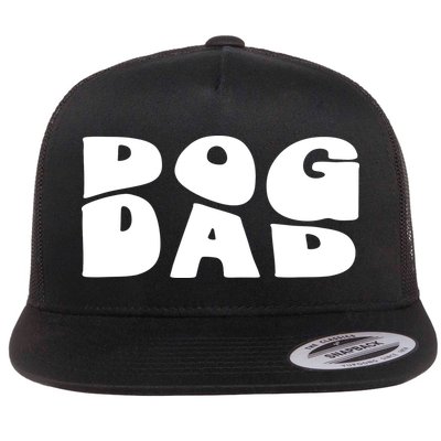 Dog Dad Retro Funny Pod Flatbill Hat
