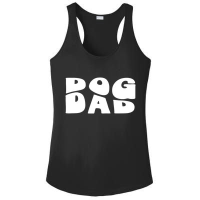 Dog Dad Retro Funny Pod Ladies PosiCharge Competitor Racerback Tank