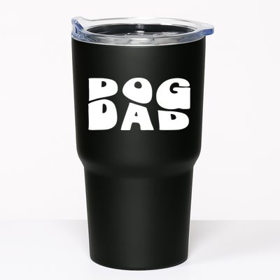 Dog Dad Retro Funny Pod Tumbler