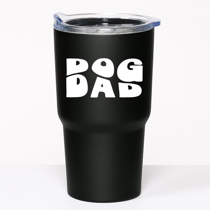 Dog Dad Retro Funny Pod Tumbler