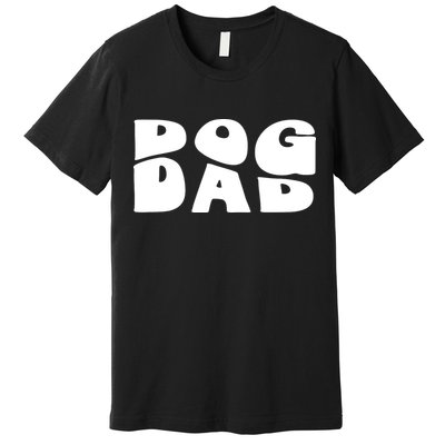 Dog Dad Retro Funny Pod Premium T-Shirt