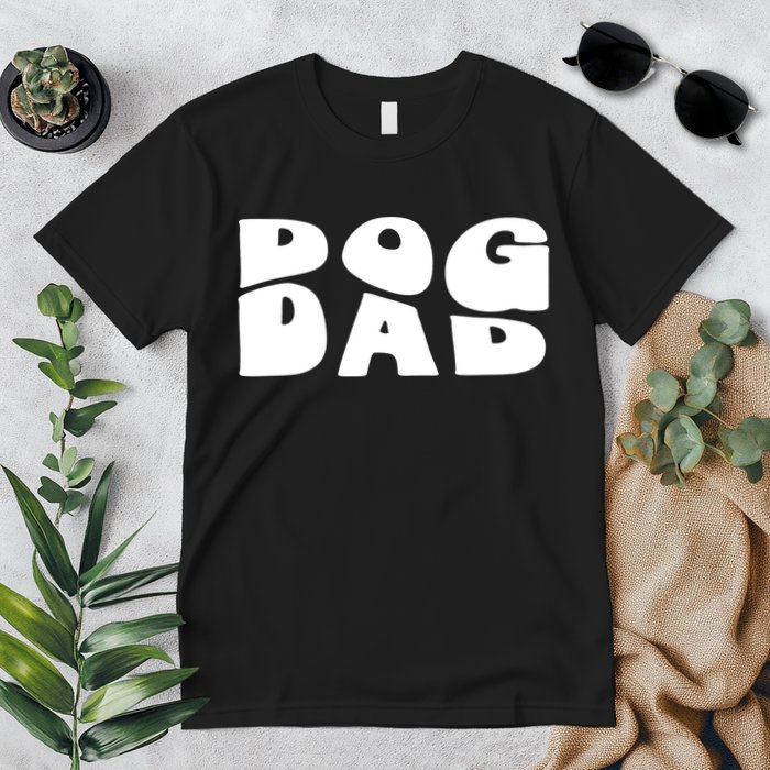 Dog Dad Retro Funny Pod Premium T-Shirt