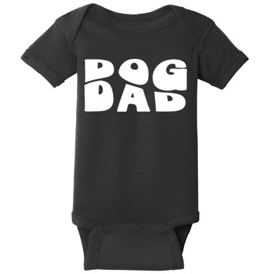 Dog Dad Retro Funny Pod Baby Bodysuit