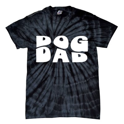 Dog Dad Retro Funny Pod Tie-Dye T-Shirt