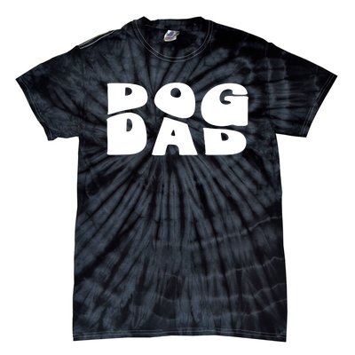 Dog Dad Retro Funny Pod Tie-Dye T-Shirt