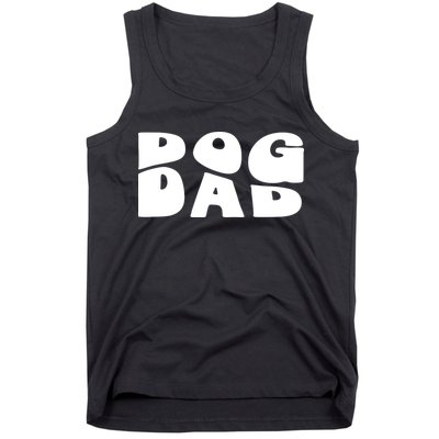 Dog Dad Retro Funny Pod Tank Top