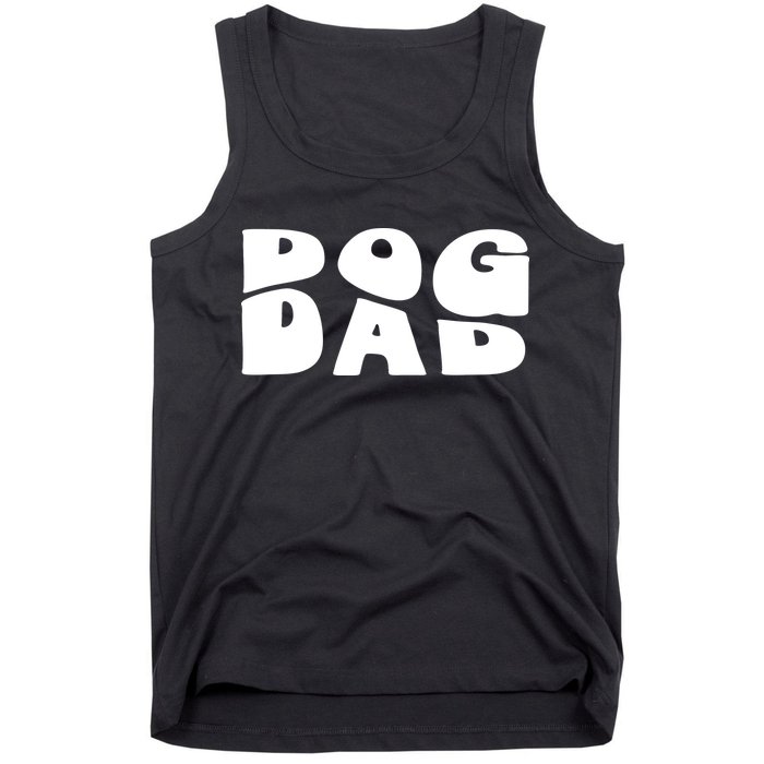 Dog Dad Retro Funny Pod Tank Top