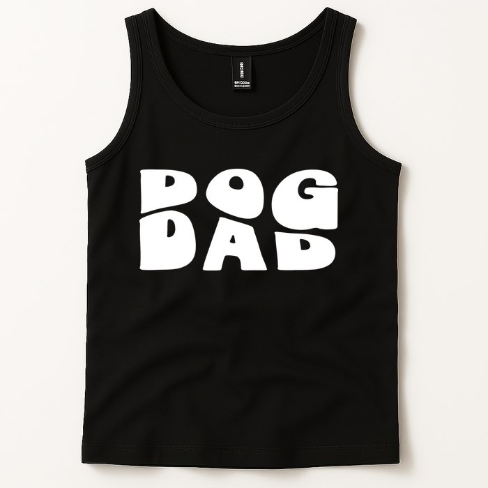 Dog Dad Retro Funny Pod Tank Top