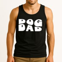 Dog Dad Retro Funny Pod Tank Top