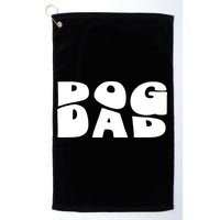 Dog Dad Retro Funny Pod Golf Towel