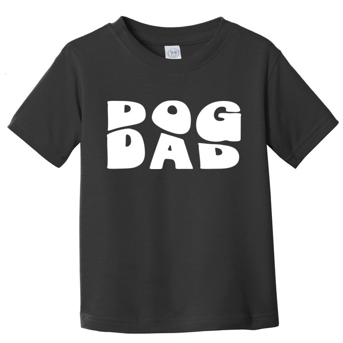 Dog Dad Retro Funny Pod Toddler T-Shirt