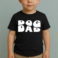 Dog Dad Retro Funny Pod Toddler T-Shirt