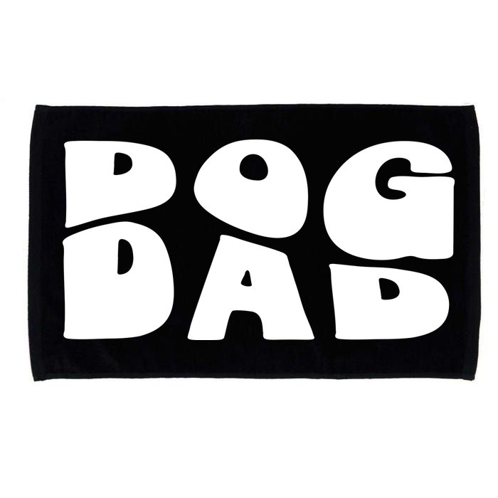Dog Dad Retro Funny Pod Microfiber Hand Towel