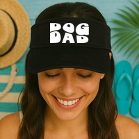 Dog Dad Retro Funny Pod Visor