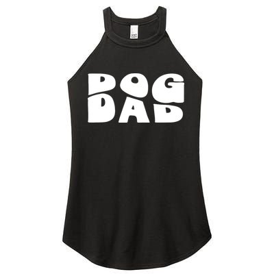 Dog Dad Retro Funny Pod Women's Perfect Tri Rocker Tank