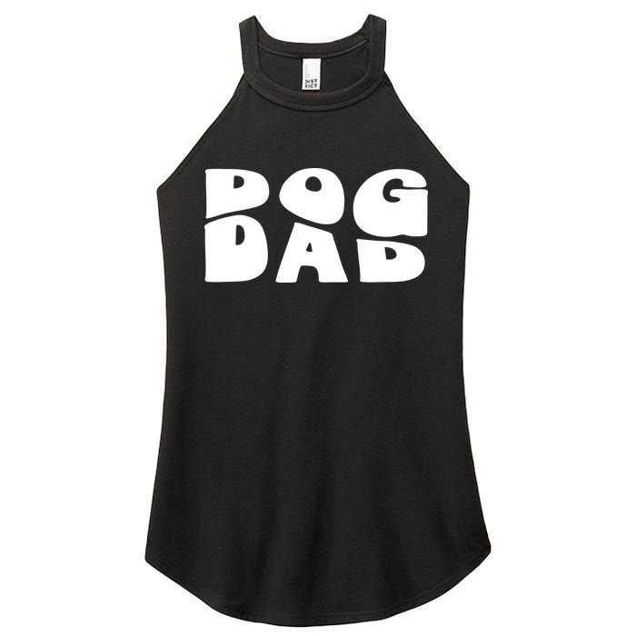 Dog Dad Retro Funny Pod Women's Perfect Tri Rocker Tank