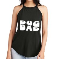 Dog Dad Retro Funny Pod Women's Perfect Tri Rocker Tank