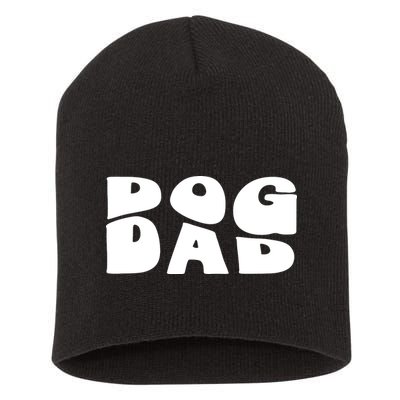 Dog Dad Retro Funny Pod Short Acrylic Beanie