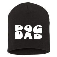 Dog Dad Retro Funny Pod Short Acrylic Beanie